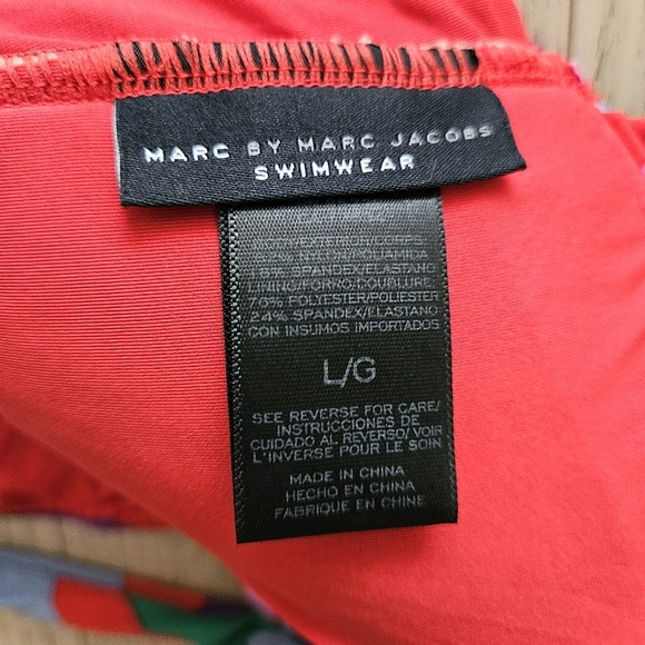 Marc By Marc Jacobs One-Piece Retro Maillot Halter Swimsuit Hourglass Large - Picture 5 of 15